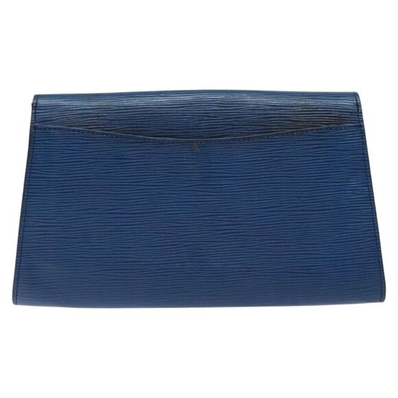 LOUIS VUITTON Epi Art Deco Clutch Bag Blue - Picture 3 of 16